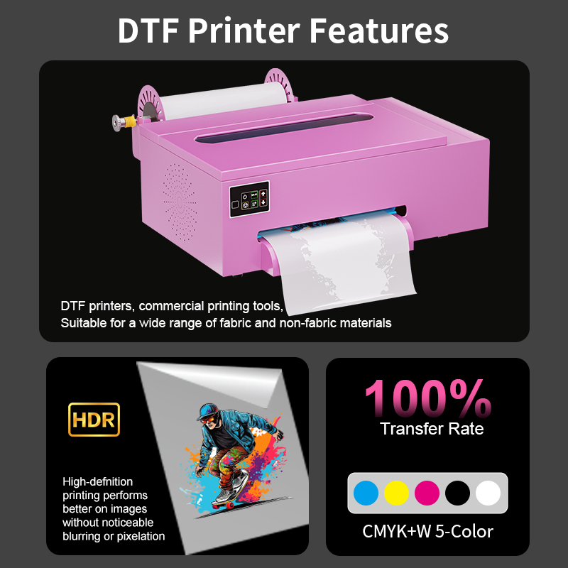 FCOLOR A4 Small Pet Film t Shi - Dtf Printer Machine ulasan dan harga