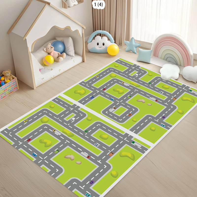 City Road Track Print Area Rug - Commercial Road Printing ulasan dan harga